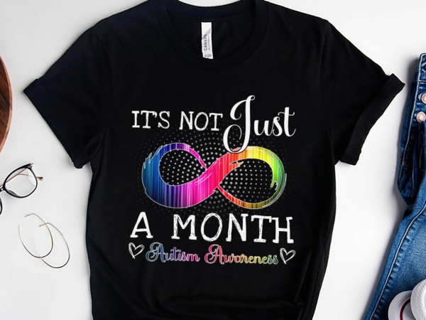 Rd autism awareness it_s not just a month – family kids puzzle t-shirt