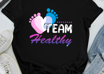 RD Baby Announcement Shirt, Team Healthy Shirt, Footprint Baby Shirt, Mothers Day Shirt
