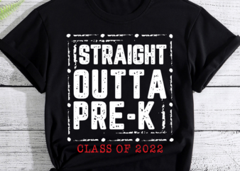 RD Boys Kids Gift, Straight Outta Pre-k Shirt, Class Of 2023 Shirt, Cool Graduation T-Shirt