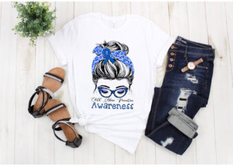 RD-Child-Abuse-Prevention-Awareness-Shirt,-Messy-Hair-Bun-T-Shirt,-CASA-Shirt,-Child-Abuse-Awareness-Month