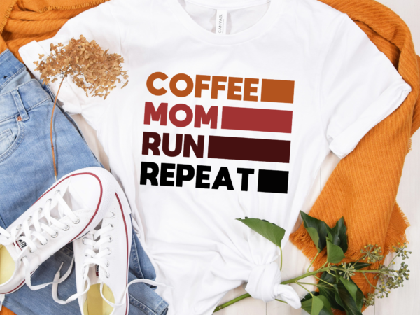 Rd coffee mom run repeat shirt, running coffee shirt, mothers day shirt, coffee lovers gift