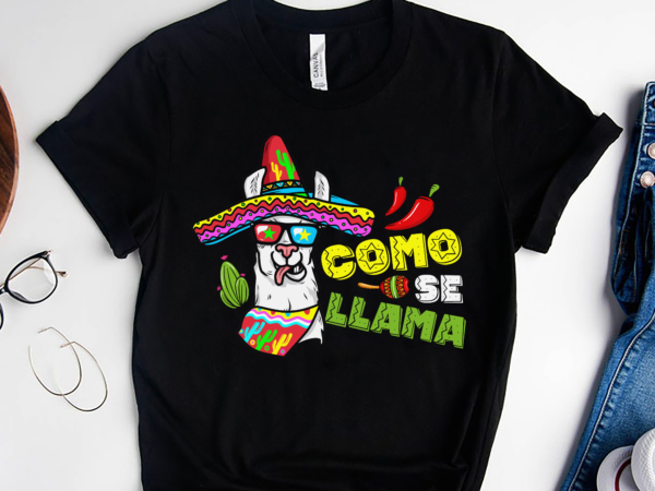 Rd como se llama shirt, llama tshirt, cinco de mayo shirt, down to fiesta