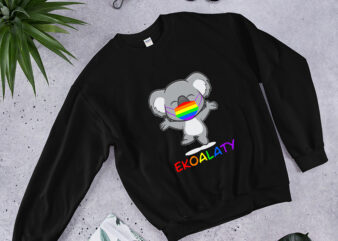 RD Ekoalaty Shirt, Cute Koala Bear Shirt, Rainbow Flag Face Mask, LGBT T-Shirt