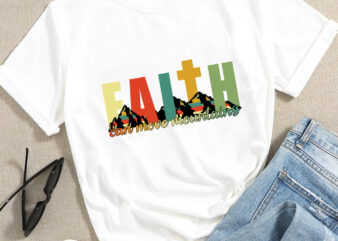 RD Faith Can Move Mountains Digital Download, Christian Jesus Quote Saying Inspirational Retro-01