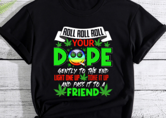 RD Funny Weed Pot Lover Roll Joint Friend Smoking Marijuana T-Shirt