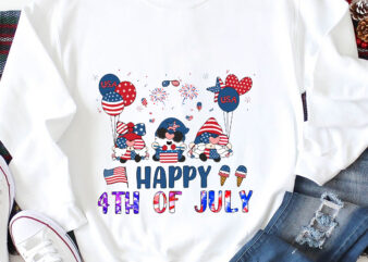 RD Gnomes Happy 4th Of July, American Gnome, USA Flag, Patriotic American, Independence Day Gift Shirt