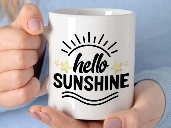 Rd hello sunshine png, heart, summer, sun png, summer png, spring png, hello png t shirt design online