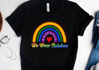 RD In June We Wear Rainbow LGBT Gay Pride Family Heart, LGBT Support Shirt, Lgbt Pride Month, Love is love, LGBTQ Ally Gay Pride Shirt