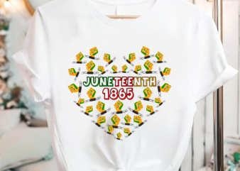 RD Juneteenth Heart Shirt, Juneteenth Celebrate Shirt, Black History Shirt, African American T-Shirt