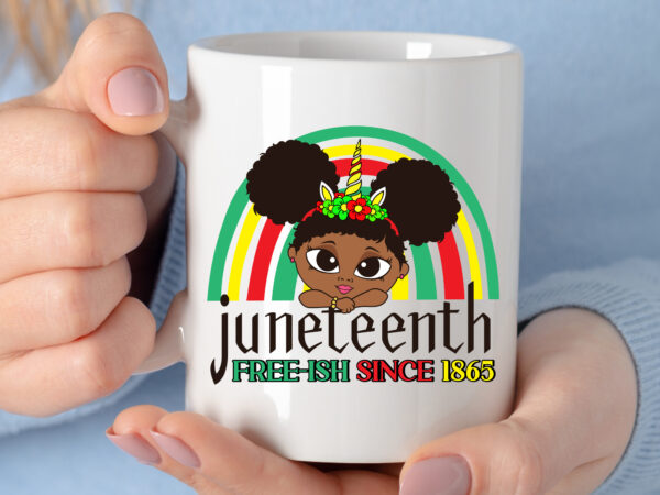 Rd juneteenth unicorn girl png little afro girl peekaboo girl png rainbow unicorn, juneteenth shirt-1 t shirt design online