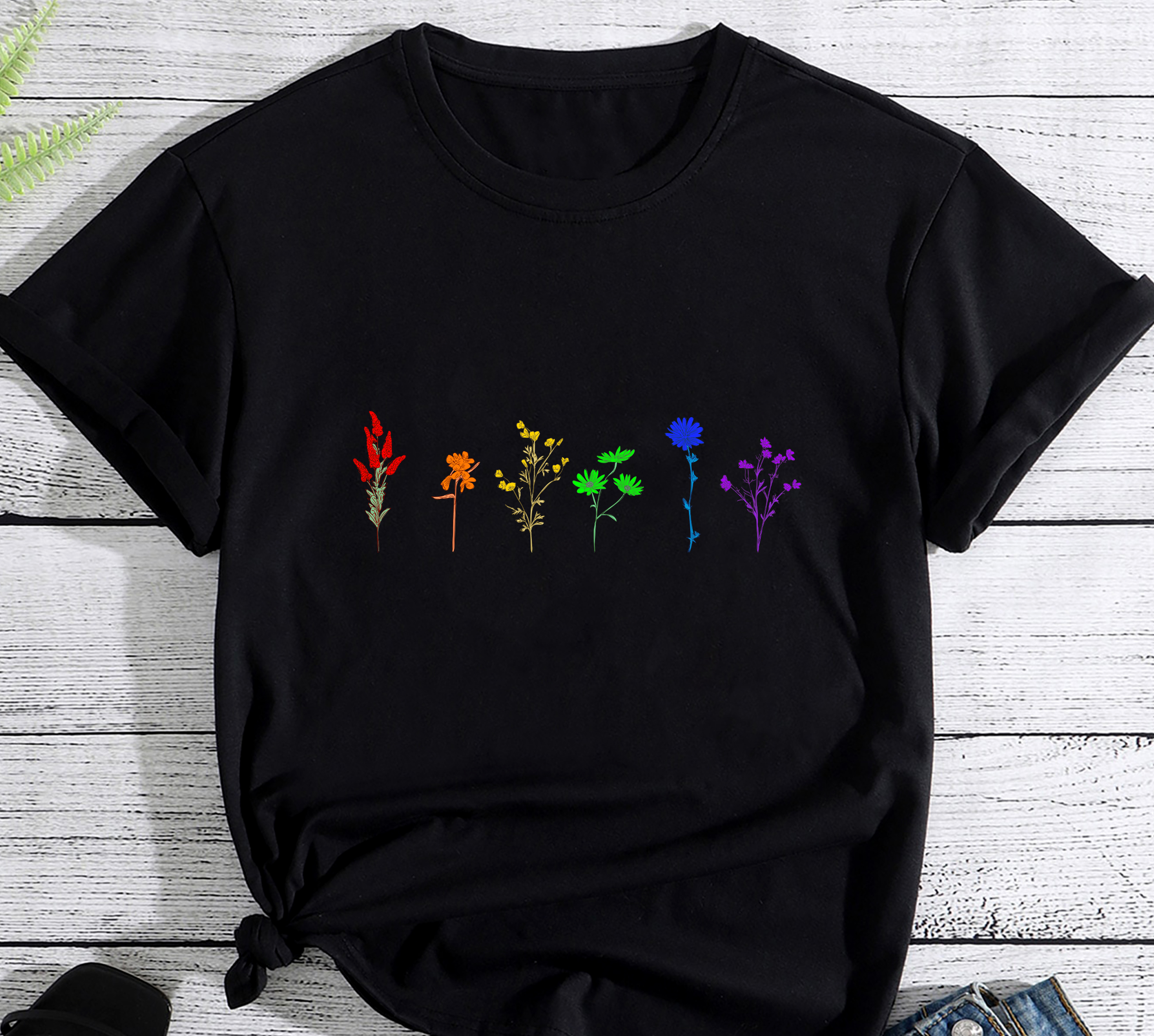 RD LGBTQ Wildflowers Shirt Pride Shirt Lesbian Shirt LGBT Pride