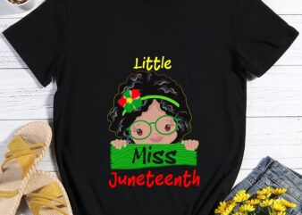 RD Little Miss Juneteenth Shirt, Brown Skin Princess Shirt, Juneteenth Celebrate Shirt, African American T-Shirt