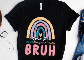 RD Mama Mommy Mom Bruh Rainbow Mother’s Day shirt