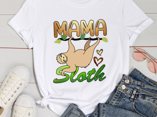Rd mama sloth shirt, funny sloth shirt, gift for mommy, mother_s day gift t shirt design online
