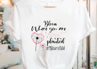 RD Military Child Shirt, Bloom where you are planted shirt, Military Shirt