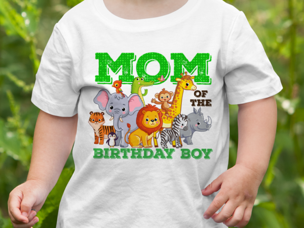 Rd mom of the birthday boy jungle safari zoo theme animal party t-shirt Rd mom of the birthday boy jungle safari zoo theme animal party t-shirt
