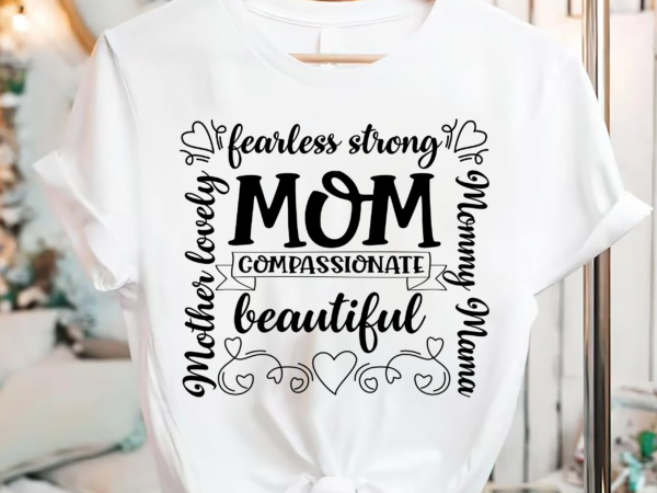 Rd mom phrase collage png, mom png, mother_s day gift, mom life, blessed mama, mom quotes, mama digital download t shirt design online