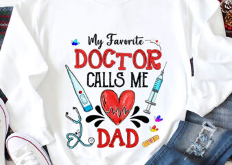 RD-My-Favorite-Doctor-Calls-Me-Dad-Shirt,-Medical-Papa-T-Shirt,-Doctors-Shirt,-Father_s-Day-Gift