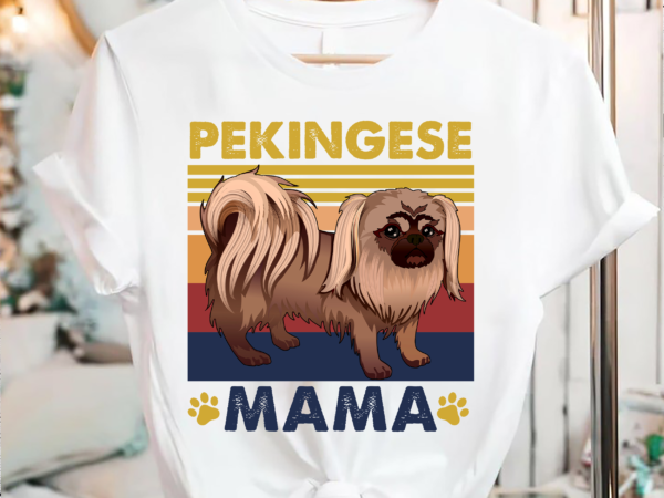 Rd pekingese mama shirt, mother_s day shirt, retro dog lovers gift, mom life t-shirt