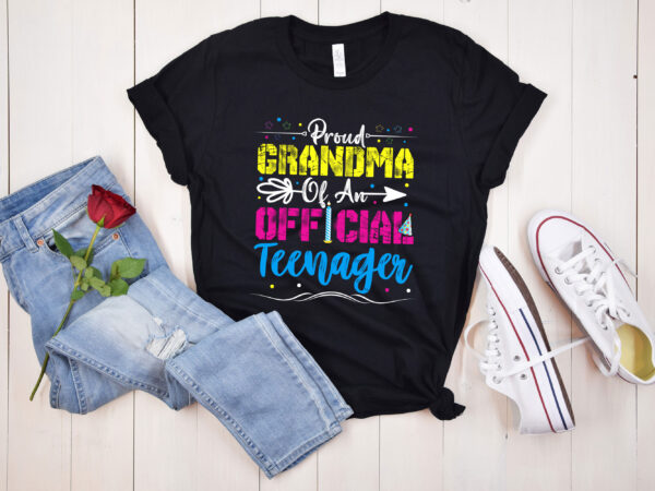 Rd-proud-grandma-of-an-official-teenager-13th-birthday-party-t-shirt