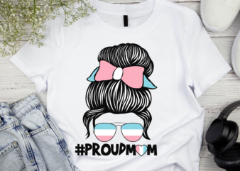 RD Proud Transgender Mom Transsexual Trans Pride Flag Shirt