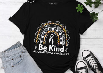 RD Rainbow Glioblastoma Survivor Gray Awareness Ribbon T-Shirt T-Shirt