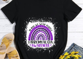 RD Rainbow in May We Wear Puple Fibromyalgia Awareness, Chronic Illness, Invisible Illness, Fibromyalgia Aware Gift Shirt