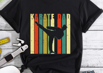 RD Retro Karate Dad Apparel – Vintage Karate Dad Shirt, Fathers Day Gift