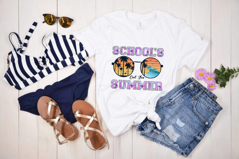 RD Retro Last Day Of School- Schools Out For Summer Teacher Day T-Shirt