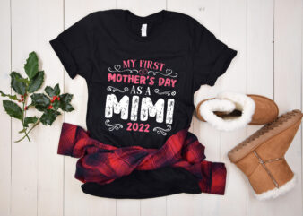 RD Retro Mothers Day Shirt, My First Mother_s Day As A Mimi Shirt, Grandma Shirt