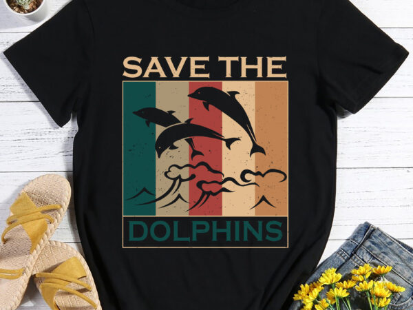 Rd save the dolphins vintage shirt, dolphin gift, water sea animals lover, dolphins watching costume, ocean life t shirt design online