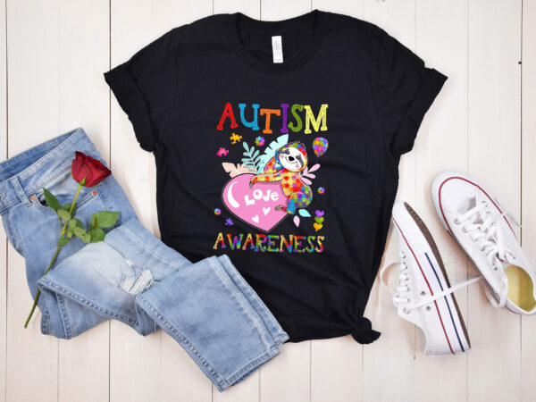 Rd-sloth-lover-autism-awareness-puzzle-piece-autistic-kids-mom-t-shirt