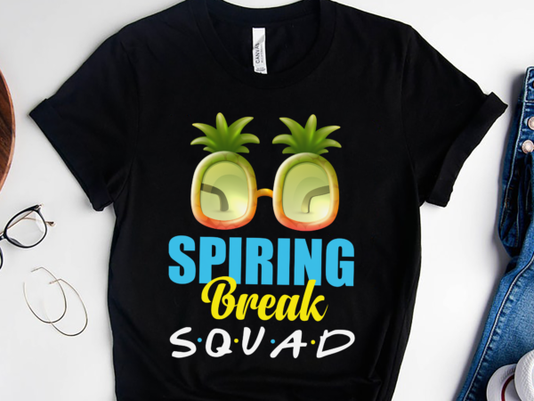 Rd spring break squad, retro holiday vacation sun, family trip shirt, spring break shirts, vacation shirt t shirt design online