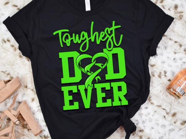 Rd tough dad lymphoma lime green ribbon lymphocytes gift idea t shirt design online