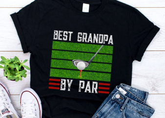 RD Vintage Best Grandpa By Par Fathers Day Golf, Grandpa Shirt, Golfer Gift, Grandpa Golf Shirts