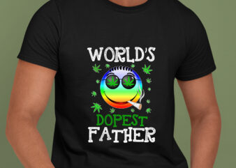 RD World’s Dopest Father Shirt, Weed Leaf Shirt, Cannabis 2022 Frog Shirt, Father_s Day Gift