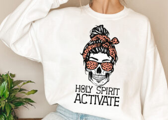 Religious Holy Spirit Activate Cool Mom Life Mother_s Day Leopard NL 1503