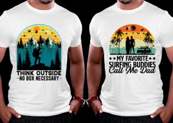 Retro Vintage Sunset T-Shirt Design