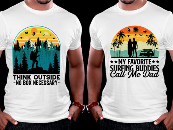 Retro vintage sunset t-shirt design