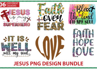 Jesus Png Sublimation Bundle