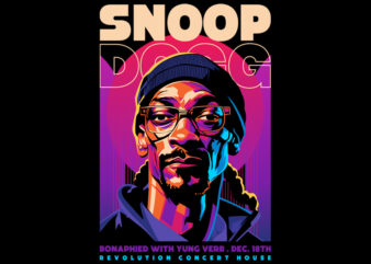 Snoop Dogg t shirt template vector