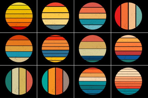 Sunset Retro Vintage Background Bundle,Sunset,Vintage,Retro,Sunset Bundle,Retro Vintage Sunset.Retro Sunset,Vintage Retro,Vintage Sunset,Retro Colorful Background,Vintage Colorful Background,Pod,T Shirt Elements,Vintage Circle Sunset,retro Circle Sunset,Sunset Graphic Design,Half Circle Vintage,Retro Striped Sunset,Vintage Striped Sunset,Distress Sunset