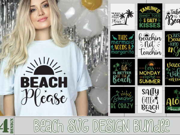 Beach svg bundle t shirt template