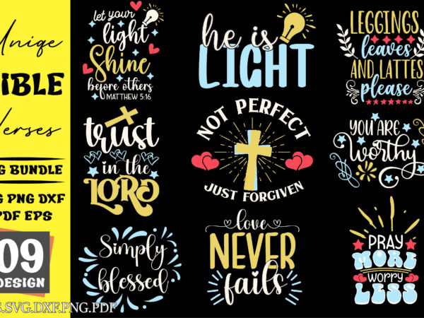 Bible verse svg bundle-3 t shirt template