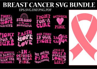 Breast Cancer Svg Bundle