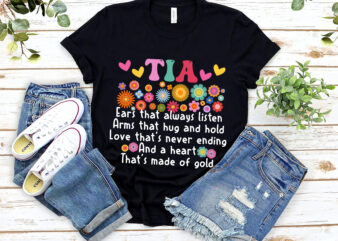 Tia Grandmother Appreciation Tia Grandma Retro Groovy NL 1303 t shirt designs for sale