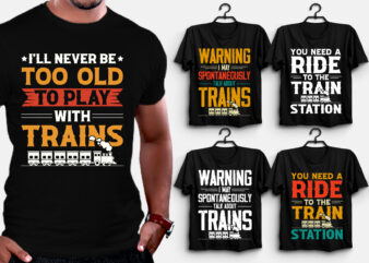 Train T-Shirt Design PNG SVG EPS