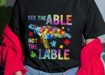 Turtle Autism t shirt designs for sale