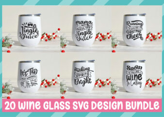 Wine Glass Svg Design Bundle