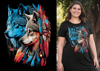 Wolves American Native